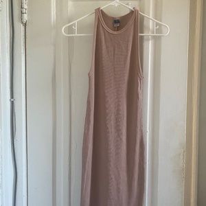 Old Navy Mushroom/Taupe Ribbed Bodycon Dress